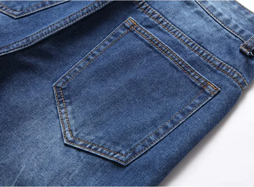 Miniatura 8 de Jeans cortos de verano con 5 bolsillos y corte regular para hombre
