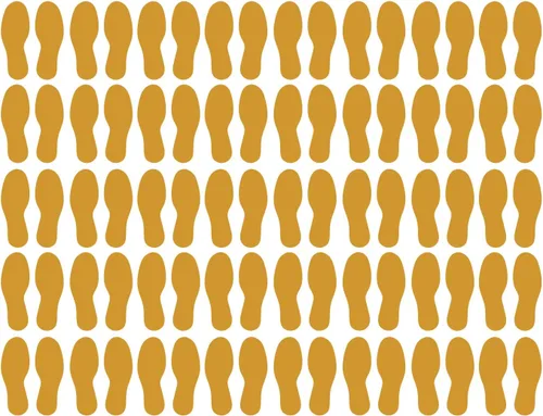 Miniatura 48 de LiteMark Calcomanías de vinilo duraderas con acabado brillante, tamaño mediano de 9 pulgadas, ideal para suelos, techos, paredes y la mayoría