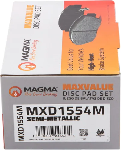 Miniatura 5 de MAGMA MaxValue MXD1554M Pastillas de freno semimetálicas, traseras