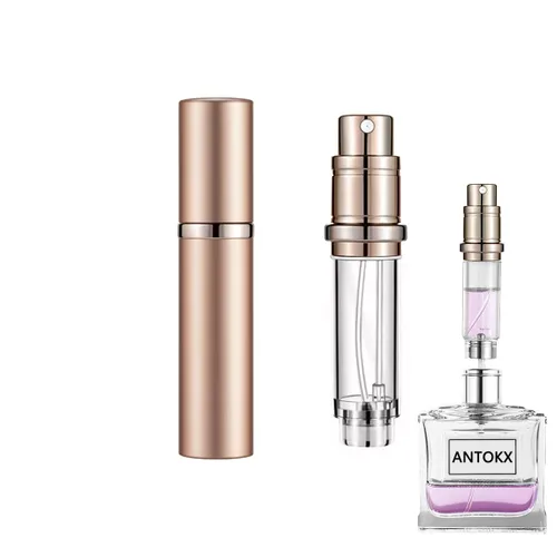 Miniatura 9 de Botella de Perfume de Viaje Recargable con Atomizador - Dispensador de Perfume de Bolsillo de 5ML, Estuche de Bomba de Aroma, Vaporizador de Perfume