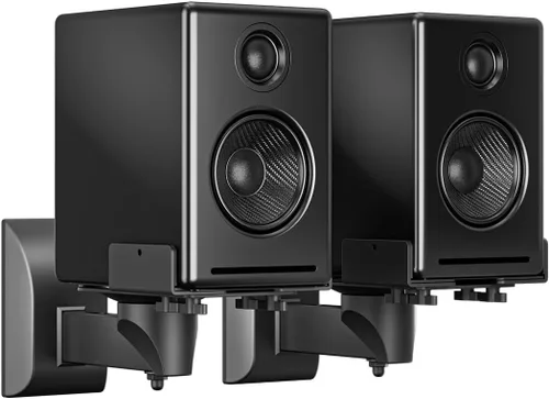 Miniatura 14 de suptek Soportes de pared para altavoces, soportes de altavoz dobles para altavoces de sonido envolvente, soporte universal, estantes giratorios