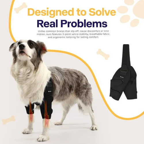 Miniatura 5 de Codera de perro para codo y hombro de mascotas para artritis de codo, displasia, callos de codo, codo para pierna delantera, protector de codo
