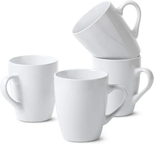Miniatura 9 de BTaT - Tazas de café de porcelana de hueso fino, juego de 4, 16 oz, tazas de café, regalos de Navidad