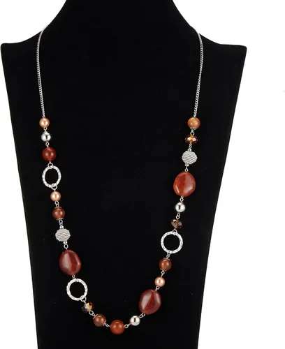 Miniatura 2 de Pearl & Club - Collar largo con cuentas para mujer