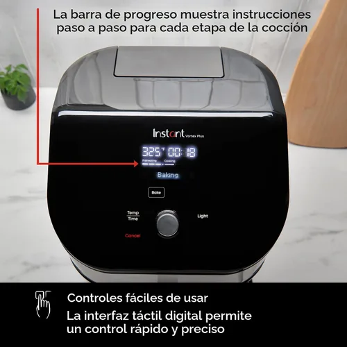 Miniatura 9 de Instant Pot Vortex Plus - Freidora de aire de 6 cuartos con tecnología de borrado de olor, funciones 6 en 1 que crujen, asan, asan, deshidratan