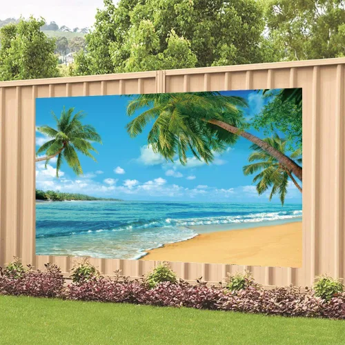 Miniatura 4 de Fondo de playa Hawaii Ocean Wall Banner de fondo de fotografía junto al mar para el hogar al aire libre, fiesta de cumpleaños, suministros
