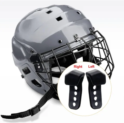 Miniatura 3 de Football Helmet Repair Kit, Hockey Helmet Replacement Parts, Visor J Clips Rubber Gasket Screw Nuts with 1 Pcs Srewdriver, Chin Strap Adapter for
