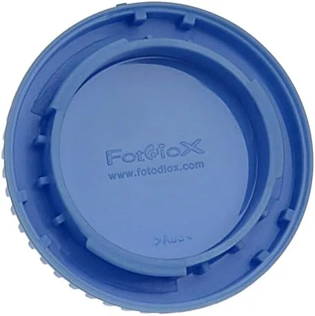 Miniatura 3 de Fotodiox Tapa de cuerpo de diseño azul compatible con cámaras Nikon F-Mount