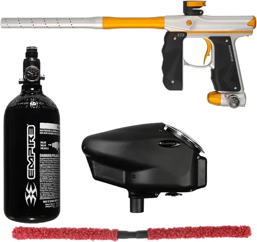 Miniatura 6 de Action Village Empire Mini GS TP Core Kit de pistola de paintball Naranja polvo/Oro polvo