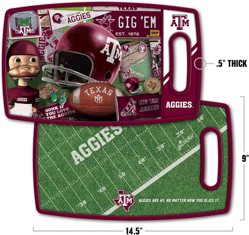 Miniatura 2 de YouTheFan NCAA Retro Series Tabla de cortar