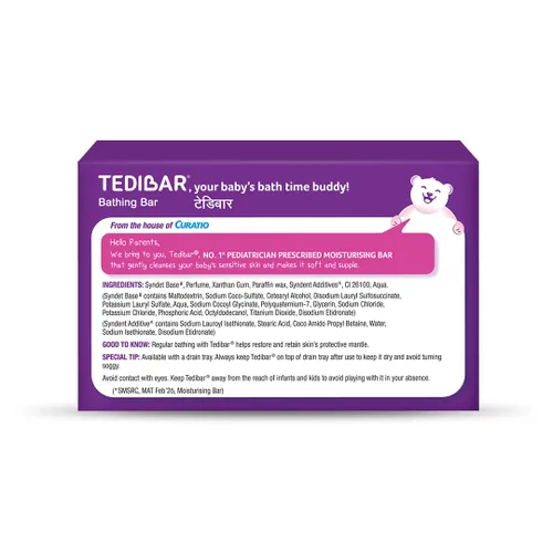 Miniatura 2 de Curatio Tedibar - Barra de baño para bebé, 2.65 oz