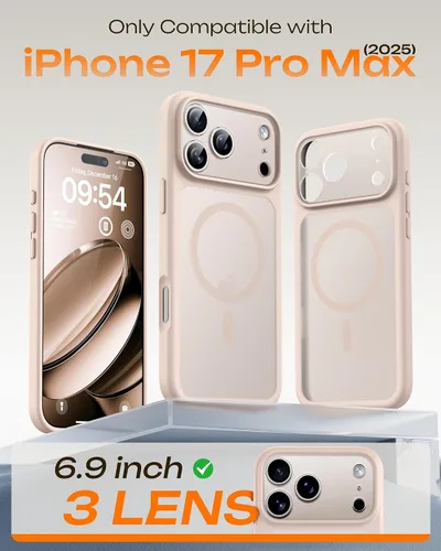 Miniatura 132 de TOCOL Funda para iPhone 11, compatible con Magsafe, protección completa de cámara, imanes integrados, protección contra caídas, funda translúcida