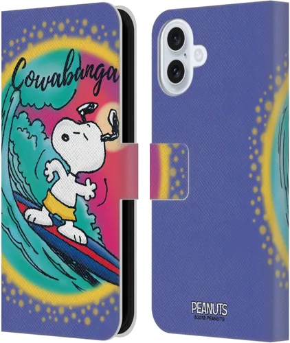 Miniatura 38 de Head Case Designs Funda de piel con licencia oficial de Peanuts Beach Surf Snoopy Boardwalk Airbrush compatible con Apple iPhone 11