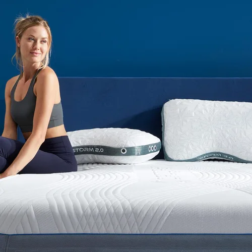 Miniatura 8 de Bedgear Storm Cuddle Curve - Almohada de rendimiento – Tamaño 2.0 – Almohada de cama refrescante para personas que duermen de lado – Firmeza media