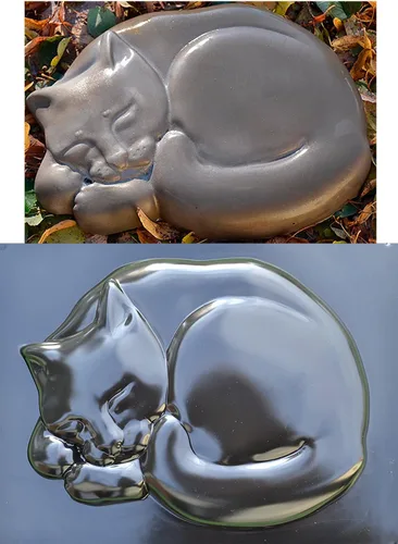 Miniatura 12 de Vendido un molde decorativo de piedra de paso a paso Molde de cemento Molde de cemento ABS Camino de jardín (S14)