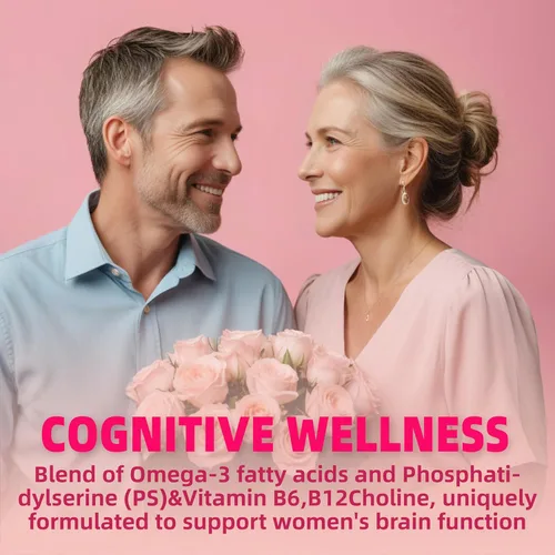 Miniatura 5 de Multivitamínico para mujeres de 40 años o más con omega-3, niacinamida, complejo B, luteína, hierro, colina, fosfatidilserina, vitamina D3