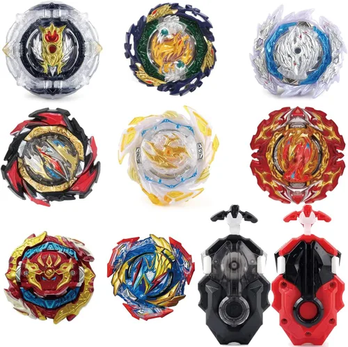 MUSTYBELT Juego de Trompos para Combate Burst Gyro, Juego de Juguete para Regalo para Niños de 6, 8, 10, 12+ años, Juego de Combate con 12 Trompos
