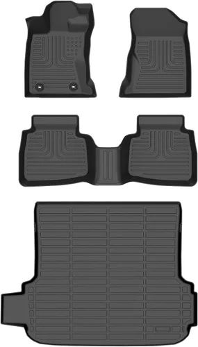 Miniatura 44 de Alfombrillas de TPE para Toyota Highlander 2014-2019 7 y 8 asientos, protección para todo tipo de clima, forros de piso de automóvil resistentes