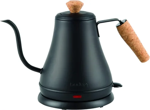 Miniatura 5 de Bodum Chambord French Press - Cafetera y tetera, 12 onzas, cromado y 11883-259US Melior - Hervidor de agua eléctrico de cuello de cisne, 27 onzas