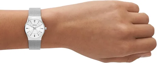 Miniatura 4 de Skagen Women's Grenen Lille Three-Hand Date Watch with Mesh or Leather Band