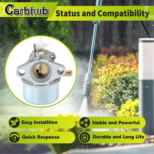 Miniatura 8 de Carbhub 799869 Carburador para cortacésped 792253 498170 499059 799869 Lavadora a presión para cortacésped Rotary 14112 Oregon 50-658 Carb