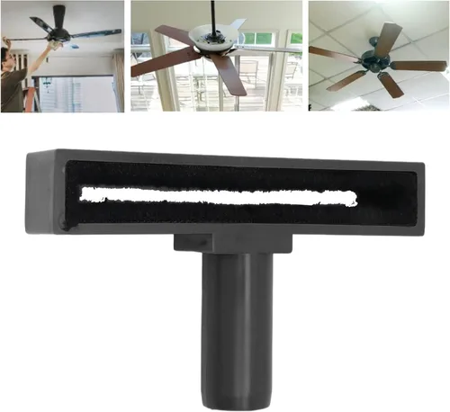 Miniatura 4 de Pssopp Limpiador de aspas para ventilador de techo, accesorio de aspiradora, cepillo lavable, herramienta de limpieza para aspiradora, cepillo