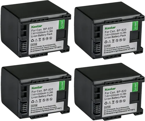 Miniatura 6 de Kastar Paquete de 1 batería de repuesto BP-820 para cámaras Canon XA60, Canon XA65, Canon XA70, Canon XA75, Canon VIXIA HF G70