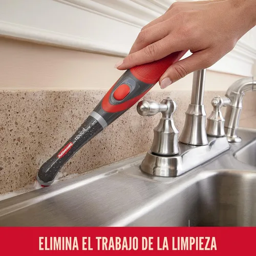 Miniatura 2 de Cepillo de limpieza Rubbermaid Reveal Power Scrubber con cabezal multiusos, cepillo de limpieza eléctrico inalámbrico con batería, resistente al