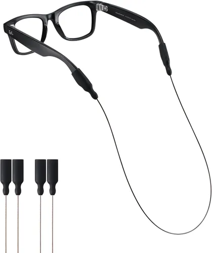 Miniatura 8 de Correa de lentes de sol para lentes Meta RayBan, patillas gruesas, correas para gafas, cordones para hombres, mujeres y niños, soportes para gafas