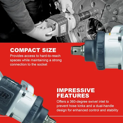 Miniatura 3 de Ingersoll Rand Ingersoll-Rand 285B - Llave de impacto resistente de 1 pulgada