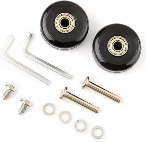 Miniatura 2 de F-BER Kit de reemplazo de ruedas de equipaje para maleta, ruedas OD40-2.520 in, ABEC 608zz, juego de 2