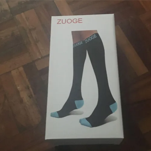 Miniatura 6 de Paquete de 3 pares de calcetines de compresión, los mejores calcetines médicos, de enfermería, viajes y vuelos, para correr y fitness, 15-20mmHg