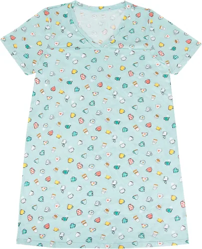Miniatura 7 de Smart & Sexy Camisa de dormir extragrande con cuello en V para mujer Amarillo