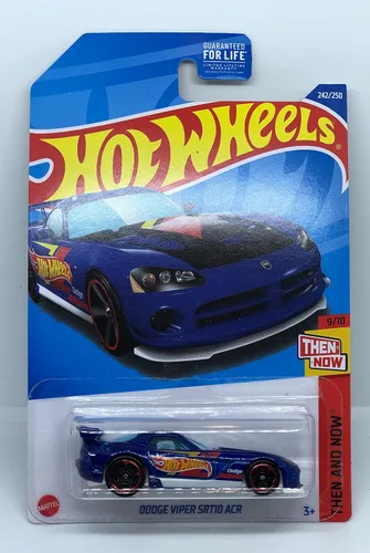 Hot Wheels 2022 - Dodge Viper SRT10 ACR - Entonces y ahora 9/10-242/250 - Mint/NrMint - Envía burbujas envueltas en una caja