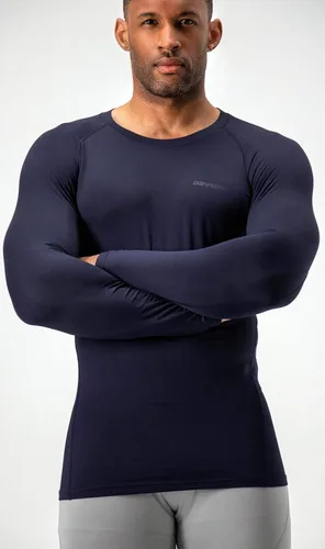 Miniatura 4 de DEVOPS - Camiseta térmica de compresión de manga larga para hombre 2