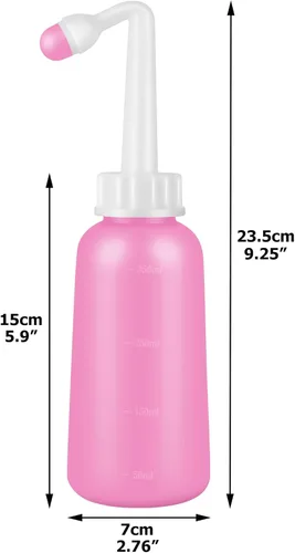 Miniatura 2 de Croing Bidé portátil de 2 piezas para viajes, el bidé fácil para el cuidado posparto (11.8 fl oz)