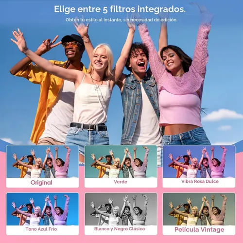 Miniatura 5 de HOTU Mini cámara digital con llavero, mini cámara Y2K de tamaño bolsillo, cámara pequeña de 2 MP 1080P con tarjeta de 8 GB, grabadora de video