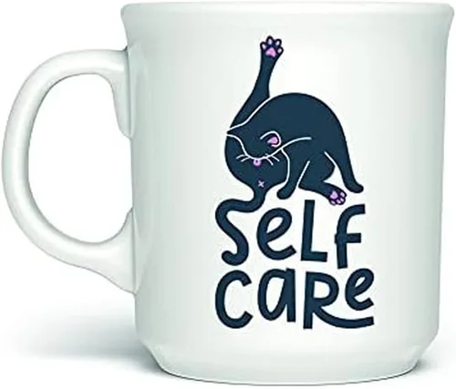 Miniatura 10 de Genuine Fred Taza de cerámica con texto en inglés "Say Anything", de 16 onzas, multicolor, apta para lavavajillas