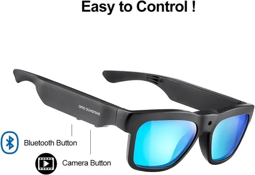 Miniatura 3 de OHO 1080PCamera Bluetooth Smart Glasses, Hands-Free Video Recording, UV Protection, Sweat-Resistant, Lightweight Unisex Daily