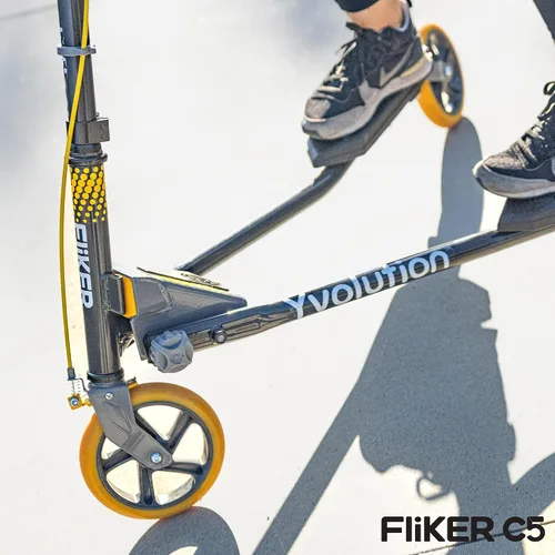 Miniatura 6 de Yvolution Fliker Drift Scooter, 3-Wheels Wiggle, Foldable, Suitable for Kids and Adults (Fliker C5)