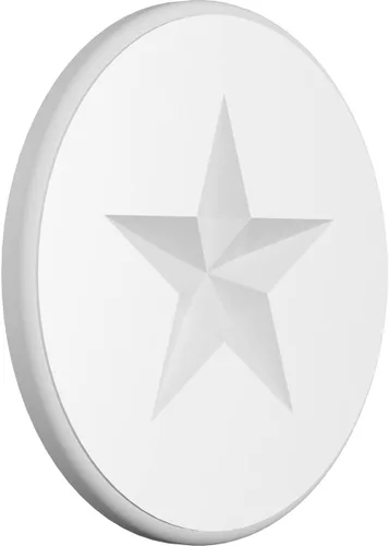 Miniatura 10 de Ekena Millwork ROSP030X030X100GRY08 Roseta estándar con borde redondeado, PVC