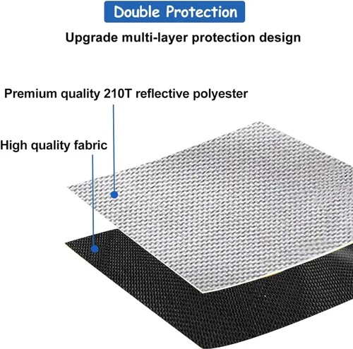 Miniatura 9 de Parasol para parabrisas de Toyota Rav4, accesorios 2019-2025, plegable con ajuste personalizado para ventana delantera, protector de visera de sol