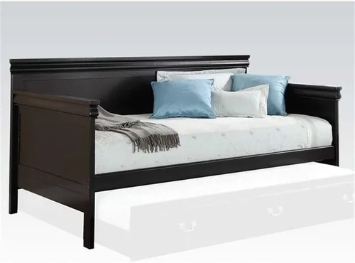 Miniatura 3 de Acme Bailee - Nido de madera doble con cajones falsos en color negro
