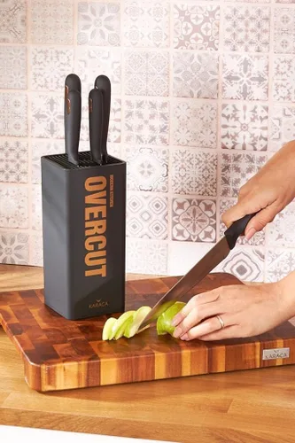 Miniatura 6 de Karaca Overcut Juego de cuchillos de 6 piezas, acero, cuchillo de cocina, fácil de limpiar, diseño elegante, juego de cuchillos afilados, práctico