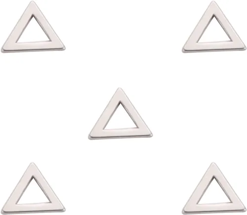 Miniatura 11 de kkjoy 5 dijes de acero inoxidable para hacer joyas y manualidades, varios colgantes pequeños, suministros de manualidades, accesorios para pulseras
