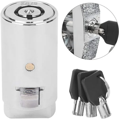 Miniatura 5 de Cerraduras de máquina expendedora, cerradura de máquina expendedora de alta seguridad y cerradura de llave y llave para suministros de oficina