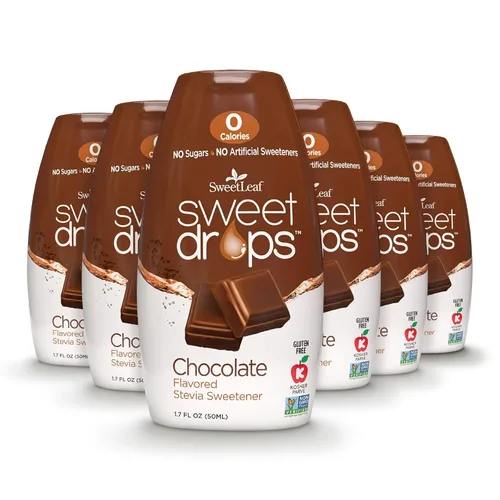 Miniatura 24 de SweetLeaf Sweet Drops - Edulcorante líquido de stevia saborizado, extracto de stevia, cero calorías, sin gluten, apto para dieta cetogénica, sin