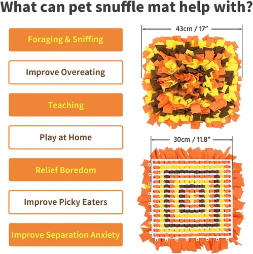 Miniatura 2 de LIVEKEY Alfombrilla de Olfato para Perros, Alfombrilla de Alimentación para Perros, Alfombrillas de Entrenamiento de Nariz para Instinto de Forrajeo