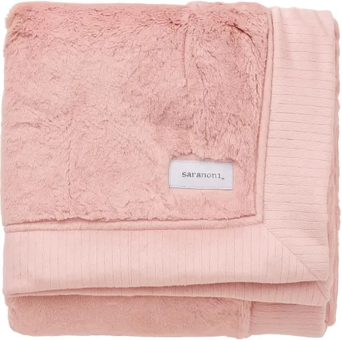 SARANONI Mantas de recepción de lujo para bebés | Manta de bebé ultra suave y de calidad boutique | Zapatillas de ballet rosa - 40 x 30 pulgadas