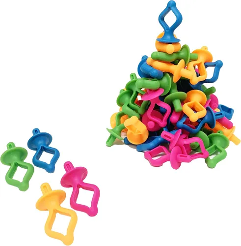 Miniatura 5 de HimaPro Soportes de carrete de hilo de silicona para evitar que las colas de rosca se desenrollen, no más extremos sueltos (60 soportes en un cubo)